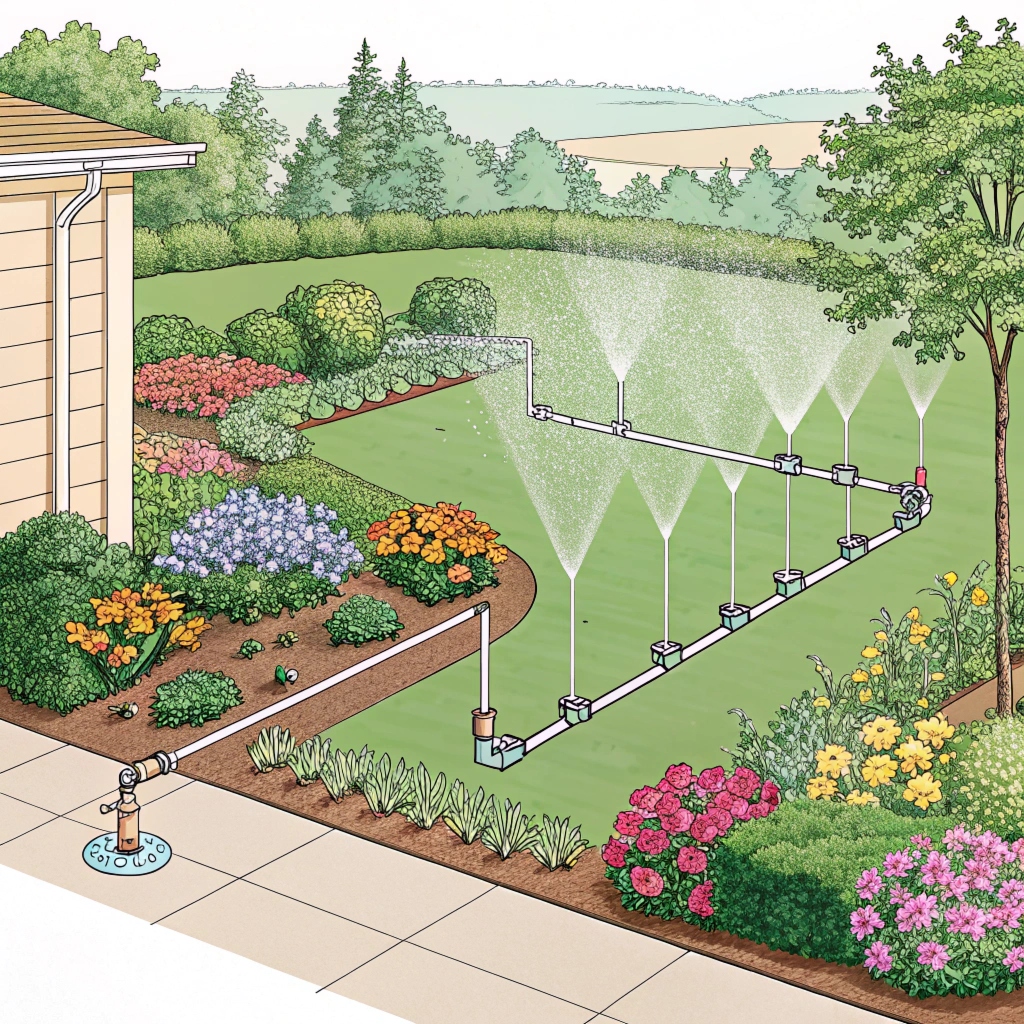 Irrigation system layout